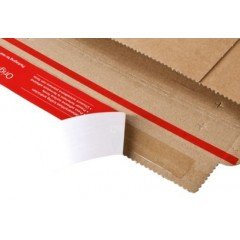20 enveloppe carton latérale L4 (340x235mm) pochette avec cannelure  - 1