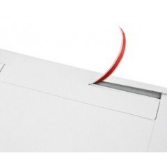 Pochette enveloppe carton (X20) blanche BL1 227x160mm ouverture latérale  - 2