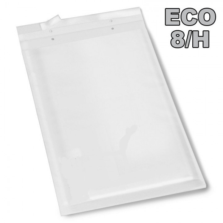 100 enveloppe bulle Eco H/8 blanc 290x370mm DIFFORT DIFFUSION - 1