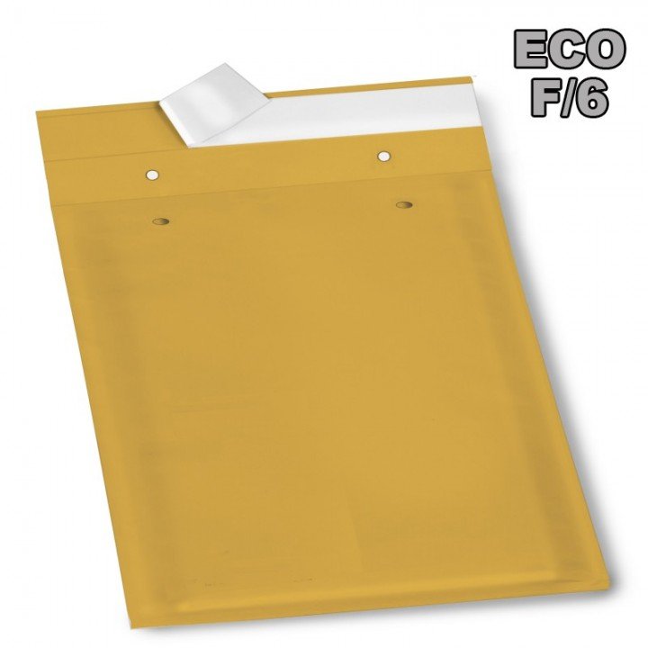 100 enveloppe bulle Eco F/6 marron 215x340mm DIFFORT DIFFUSION - 1