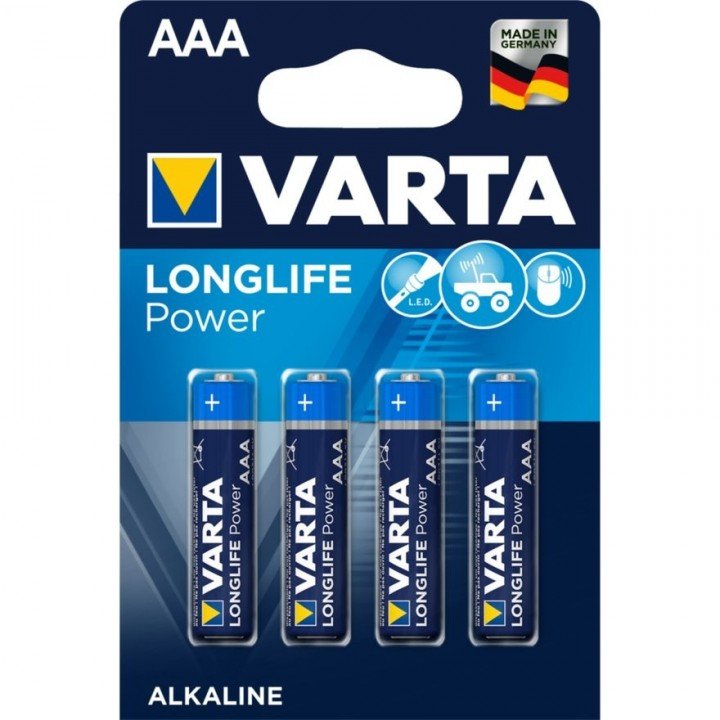 40 piles LR03 AAA (10 blisters) Varta LONG LIFE POWER R03 AAA