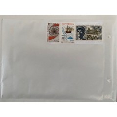 vignette timbres collée