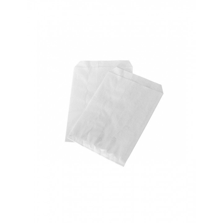 Sac pochette blanc PLAT 40g (dimensions au choix)