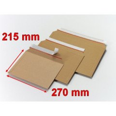  Enveloppes cartonnées grande ouverture latérale  box BBX2X 270x215 mm