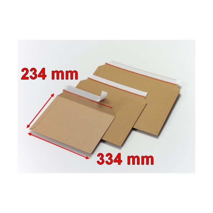 Enveloppes cartonnées grande ouveture BBX3X box 334x234 mm