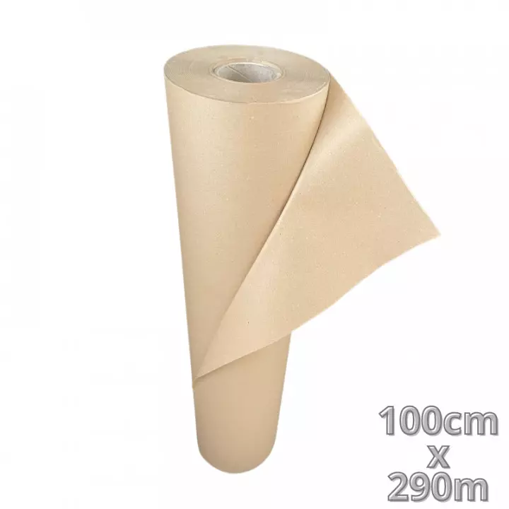 Rouleaux papier kraft brun 1m x 290m 85g/m2