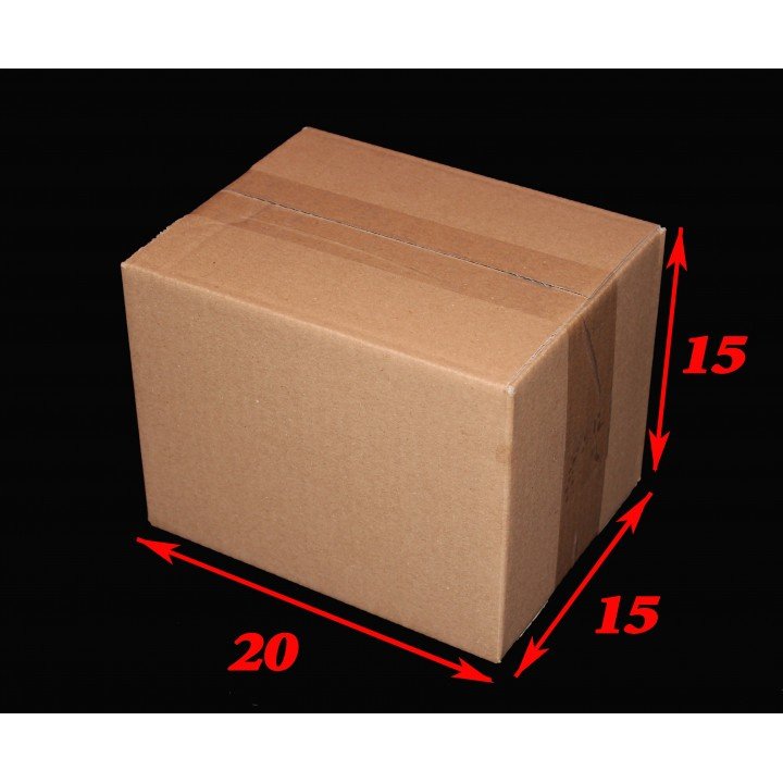 25 carton caisses américaines Format n°2 20x15x15 cm (Fefco 201)