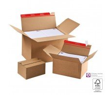 Carton boite postale autocollante à hauteur variable